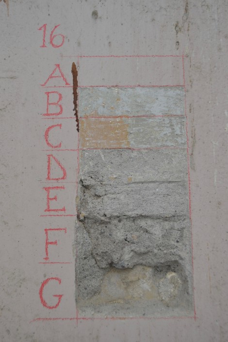 analisi stratigrafica degli intonaci